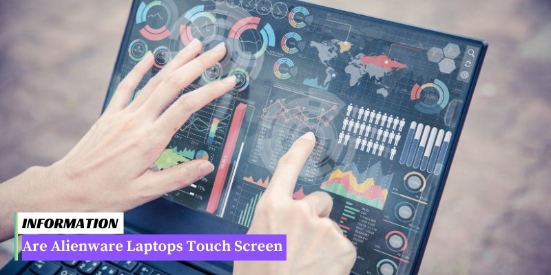 A step-by-step guide on using a laptop's touch screen feature to interact with the elements on the screen.