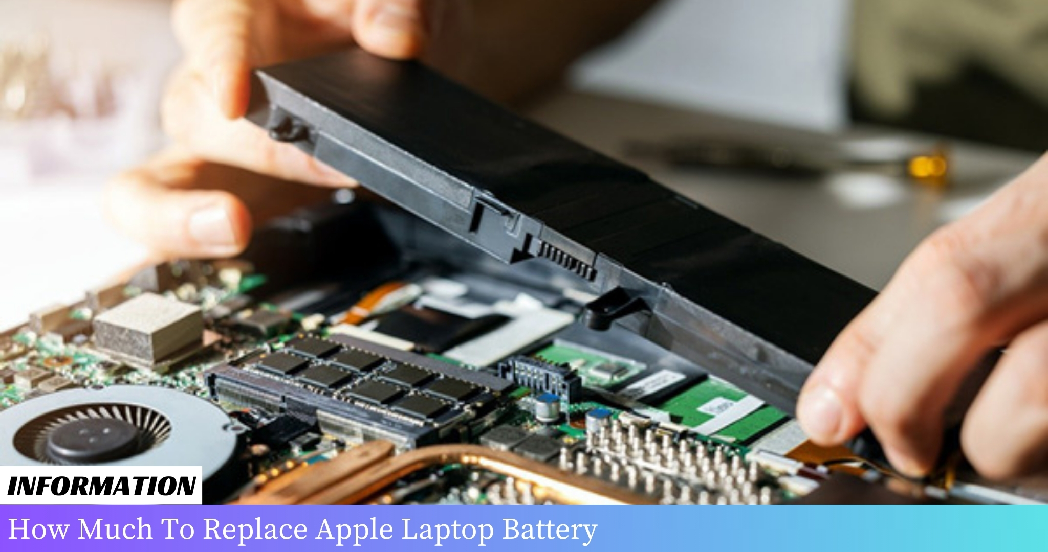 A step-by-step guide on replacing the battery of an Apple laptop. Detailed instructions for a smooth battery replacement process.