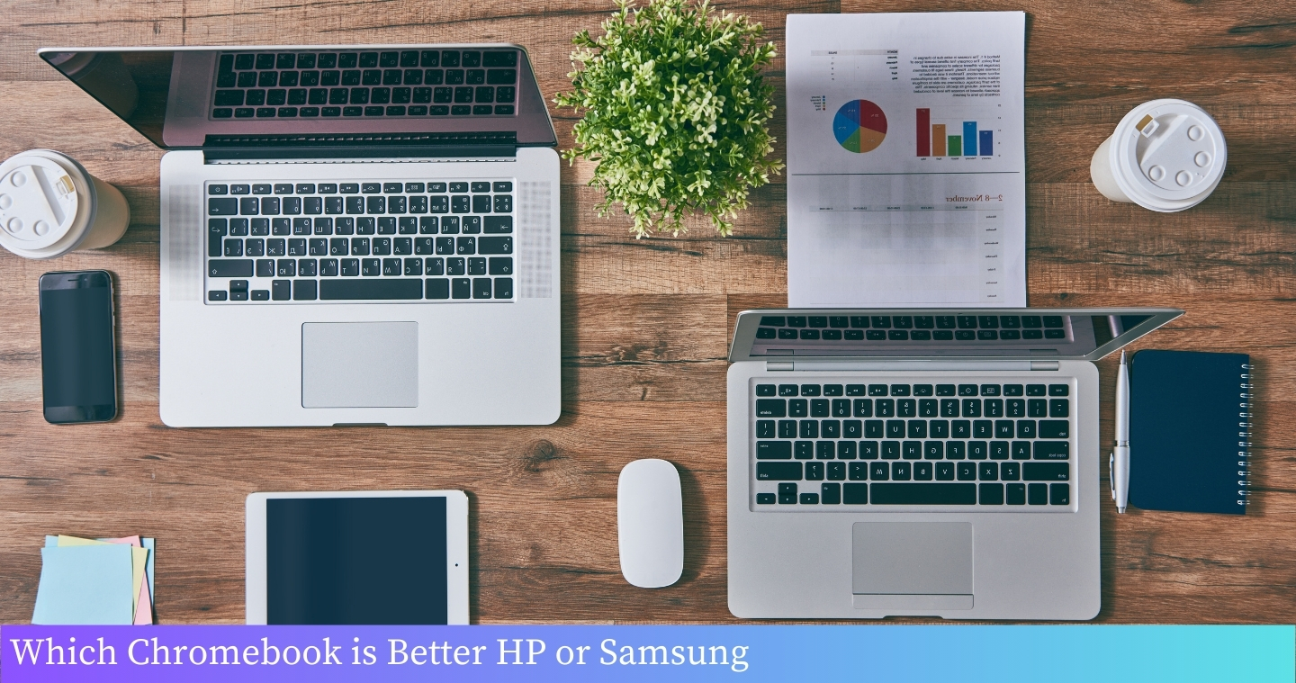 Desktop comparison: HP vs Samsung.